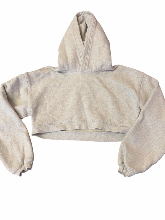 Aritzia Tops - Aritzia Sweatfleece Mega Crop Hoodie gray. Womens XSmall
